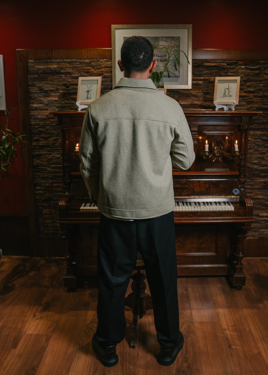Sage Green Wool Jacket