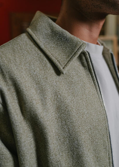 Sage Green Wool Jacket