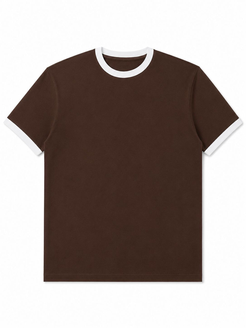 Brown Ringer Tee