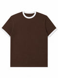 Brown Ringer Tee
