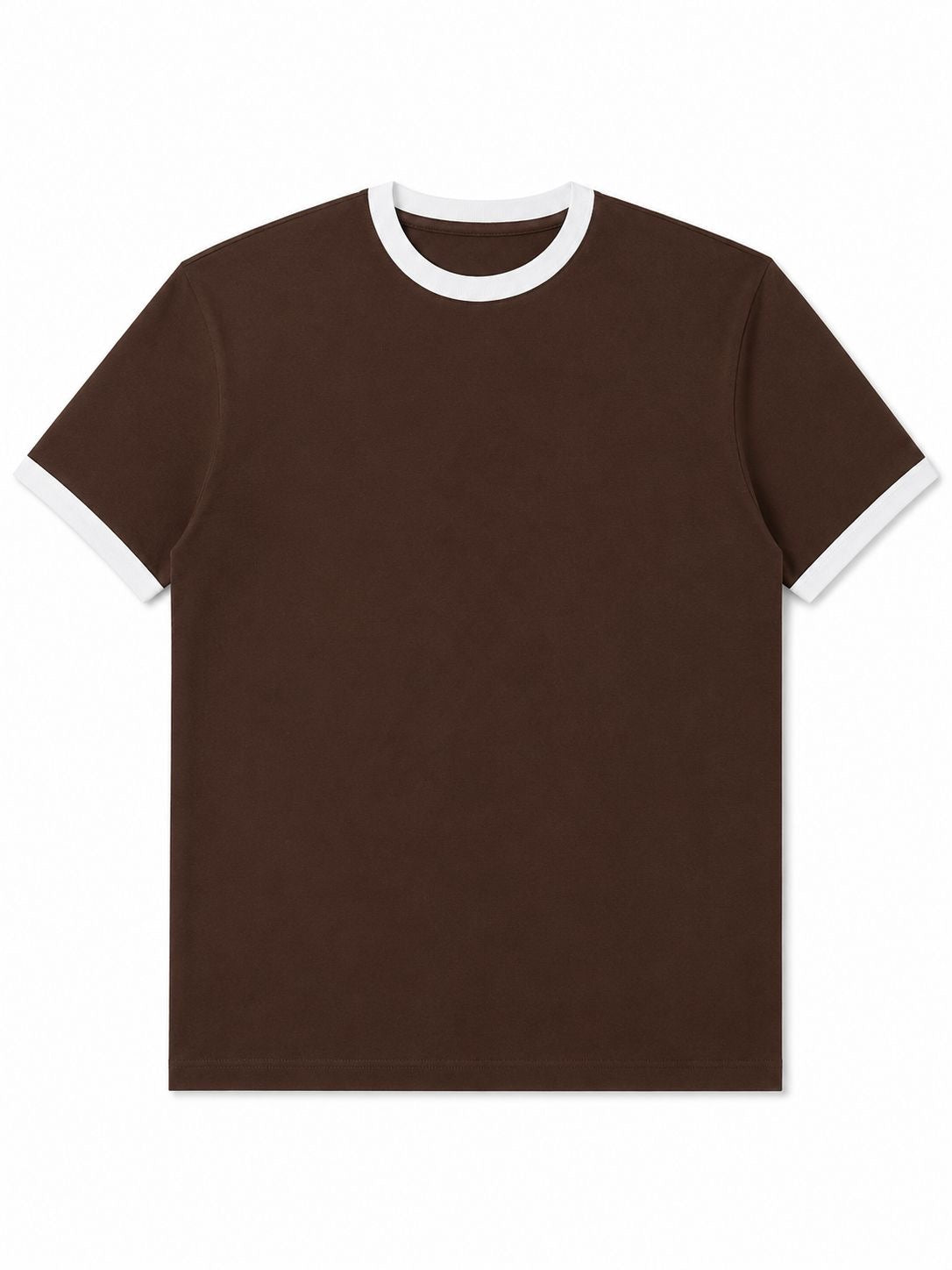Brown Ringer Tee