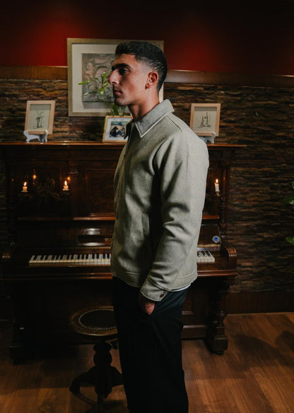 Sage Green Wool Jacket
