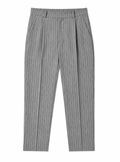 Grey Pinstriped Pants