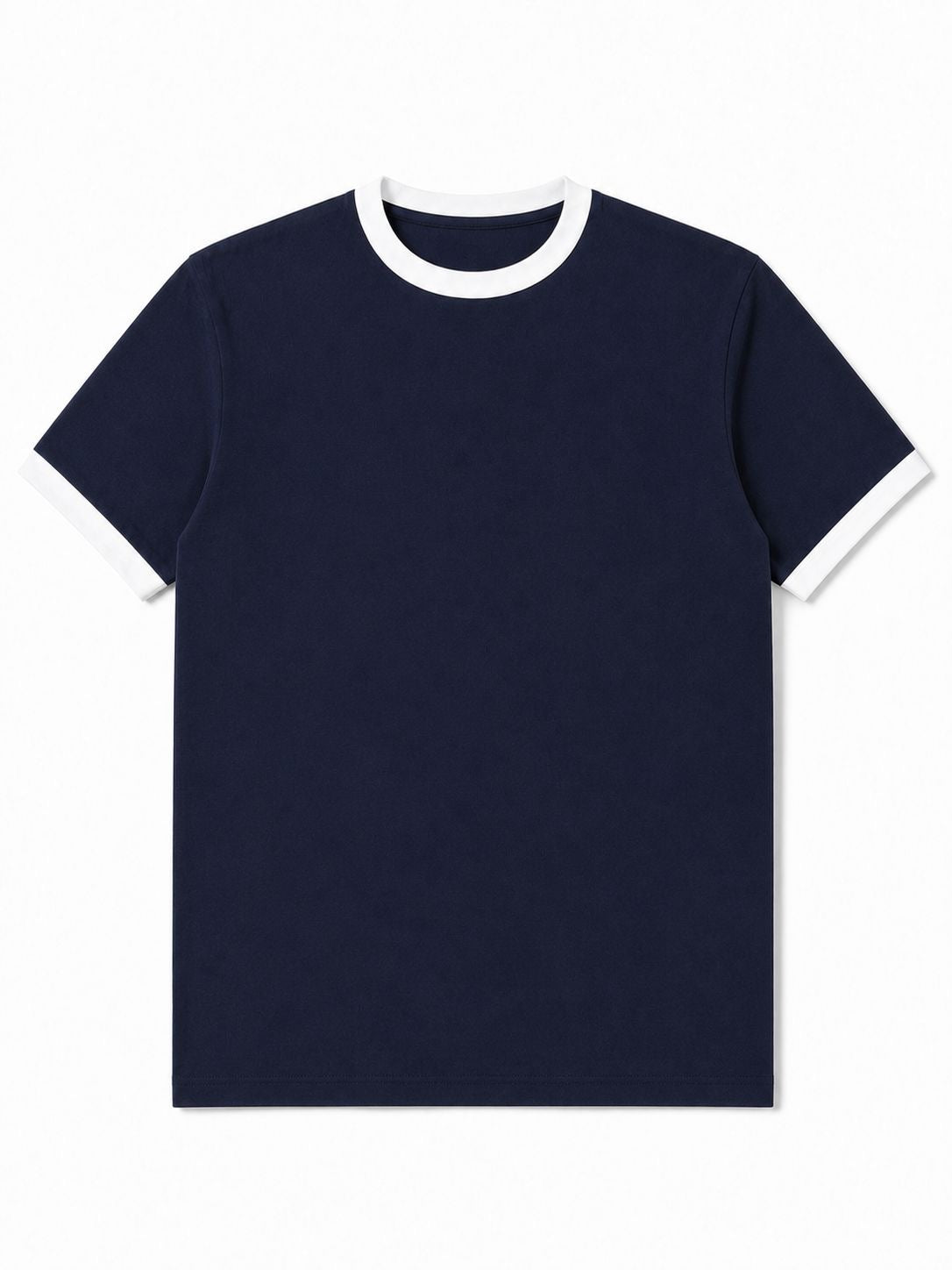 Navy Ringer Tee