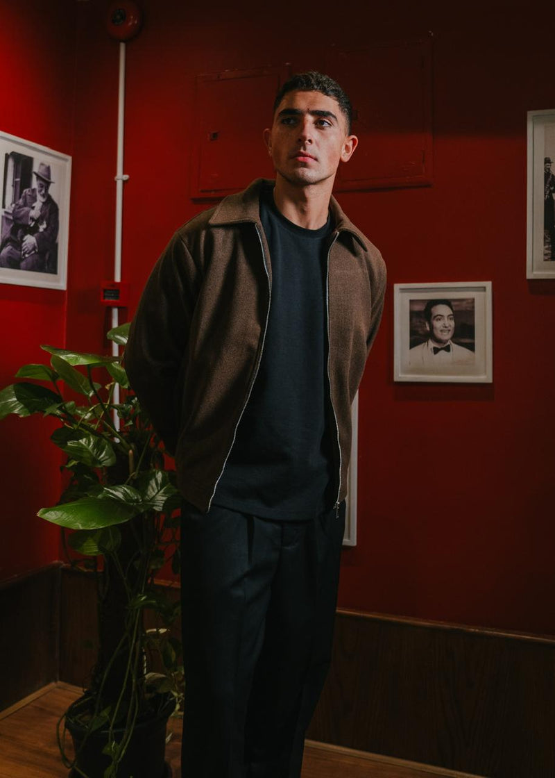 Brown Wool Jacket product-only mockup