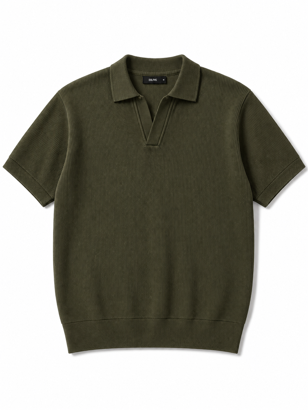 Olive Knitted Polo