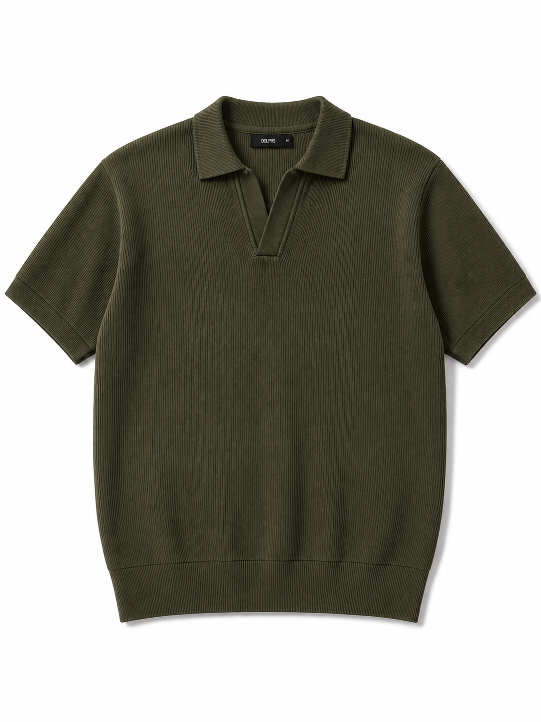 Olive Knitted Polo