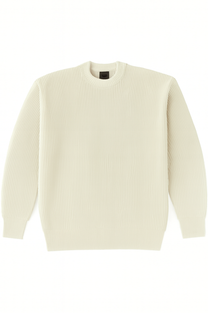 Cream Knitted Sweater