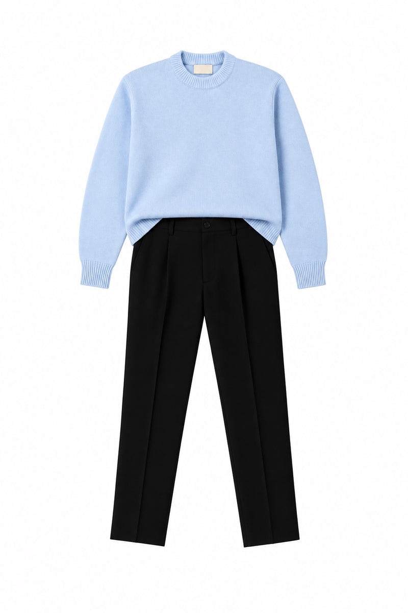 Baby Blue Sweater+B Tailored