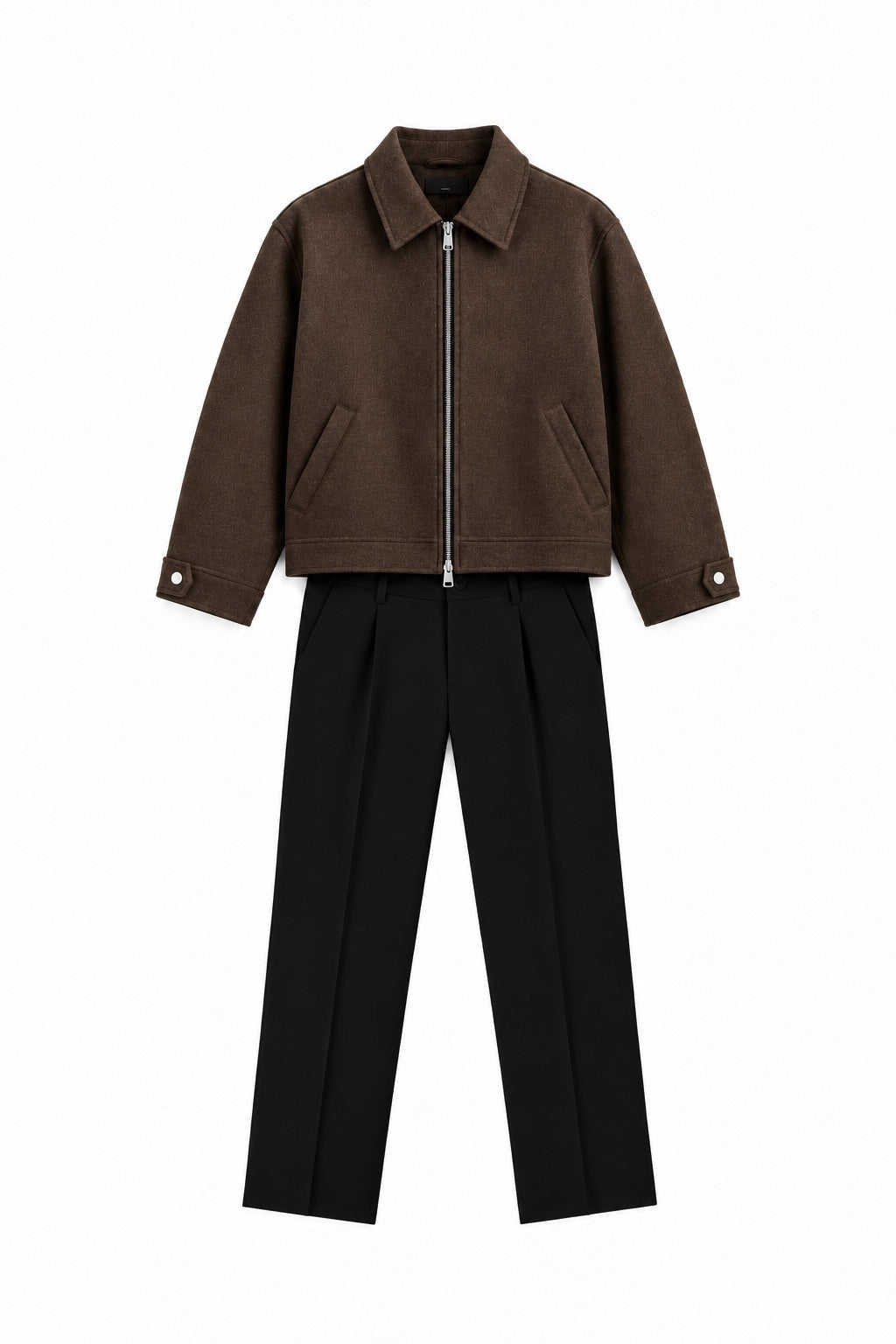 Brown Wool Jacket+B Tailored