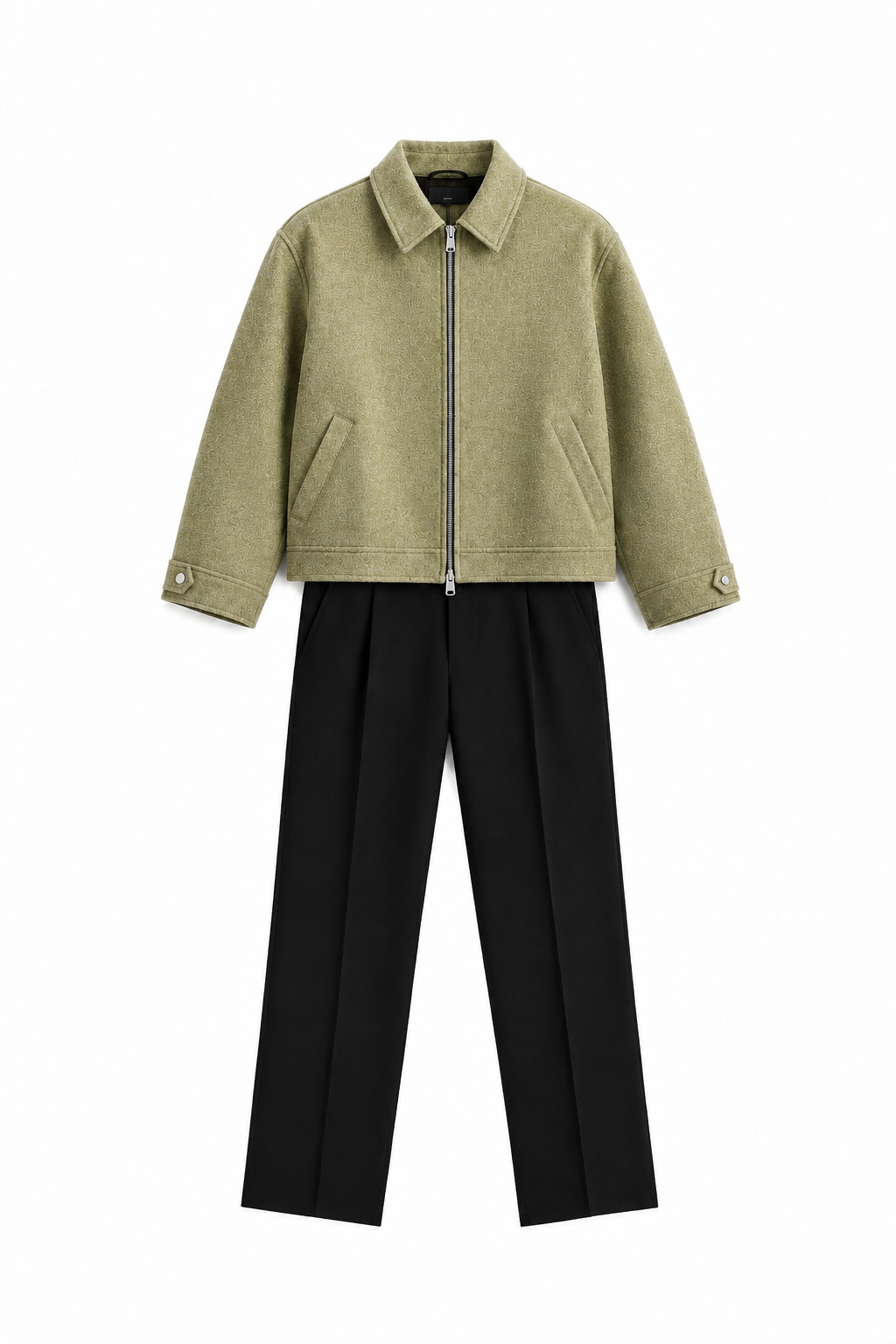 Sage Green Wool Jacket+B Tailored