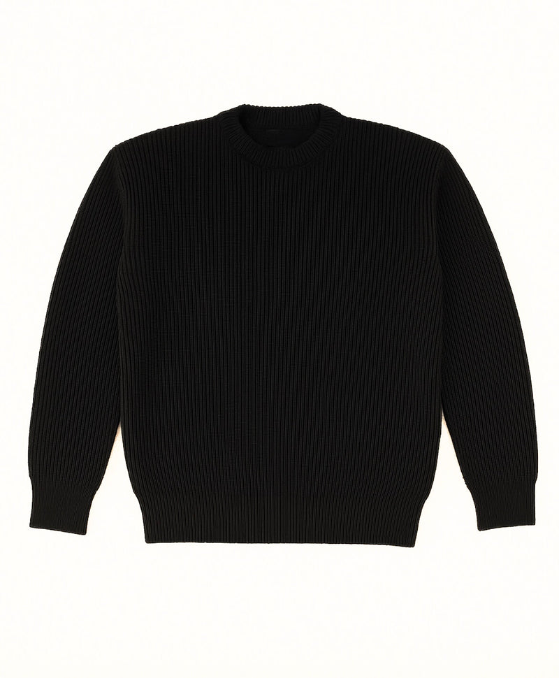 Black Knitted Sweater