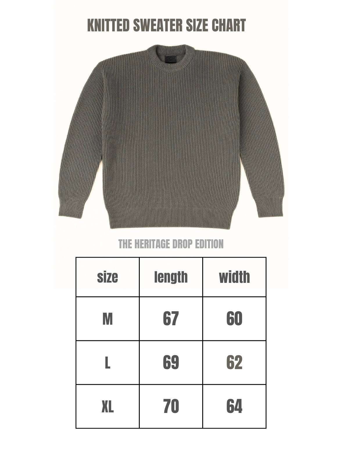 Grey Knitted Sweater