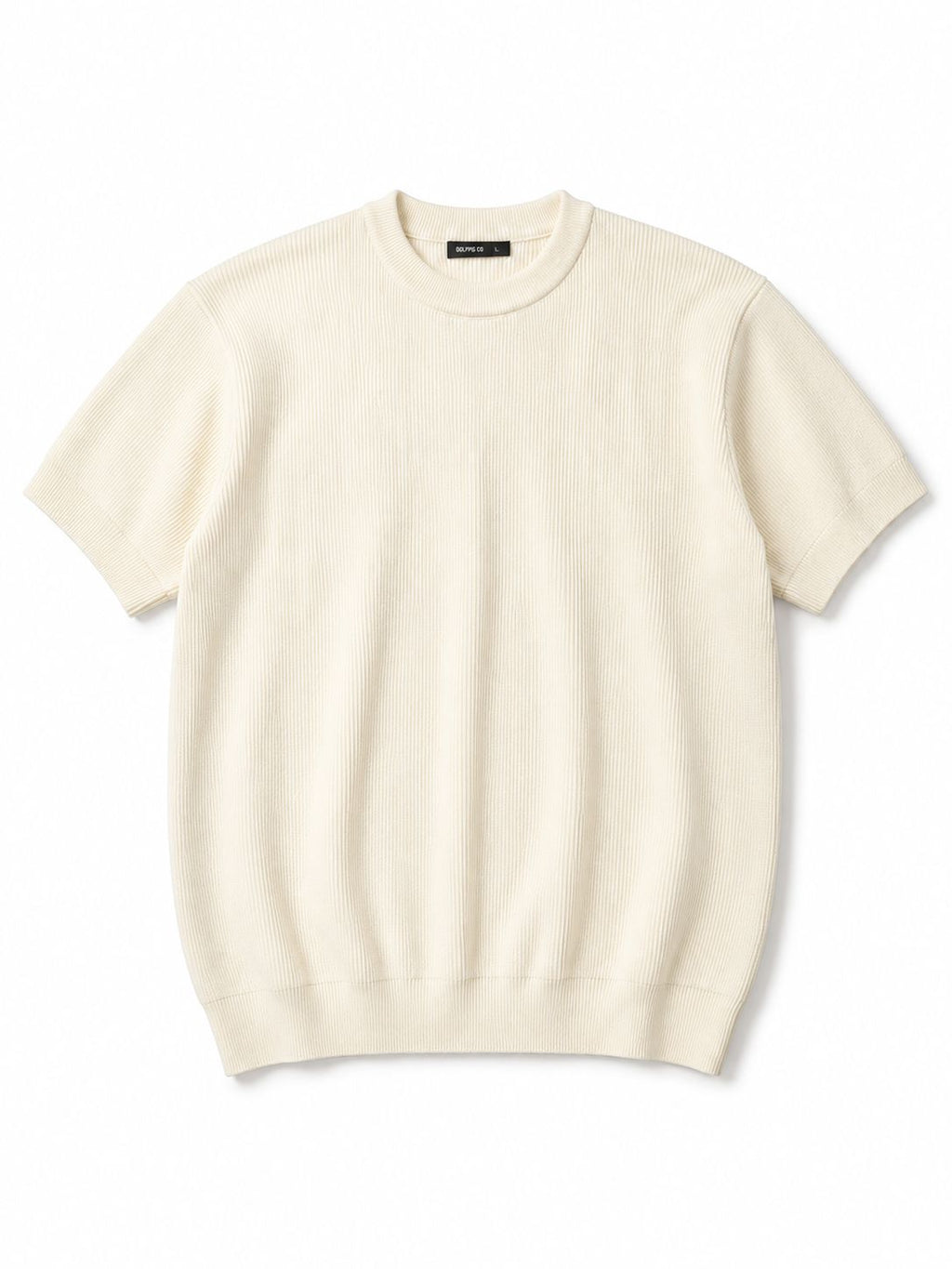 Off-White Round Knitted T-shirt