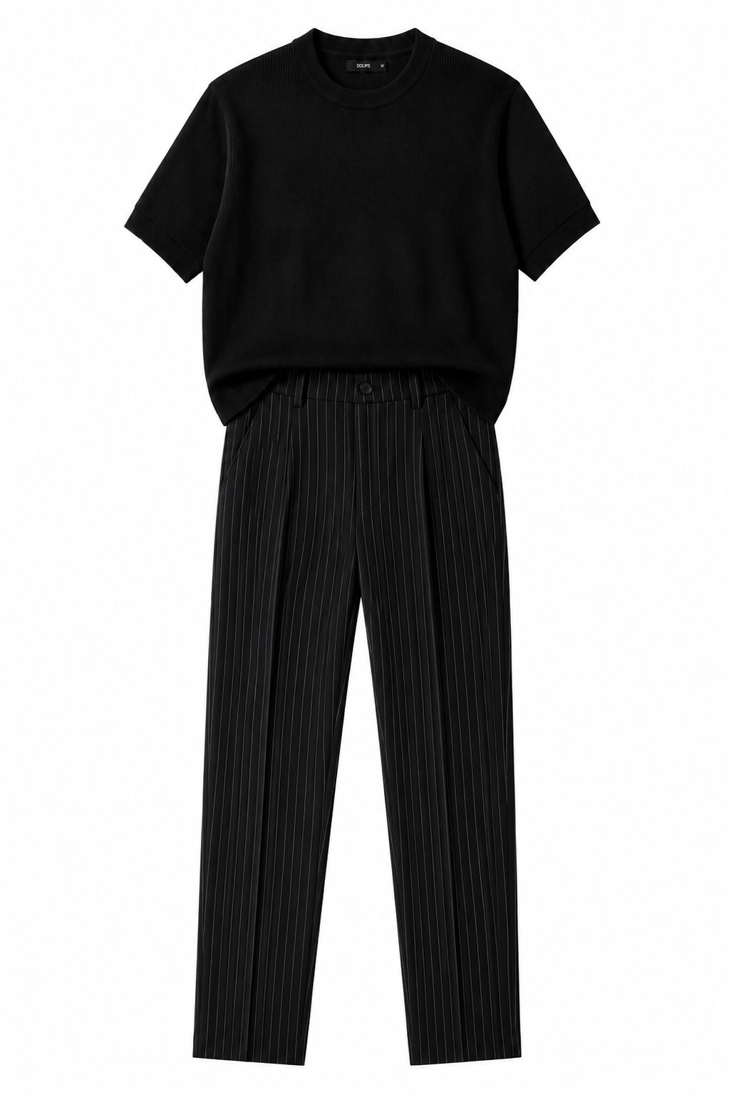 B Round+B Pinstriped