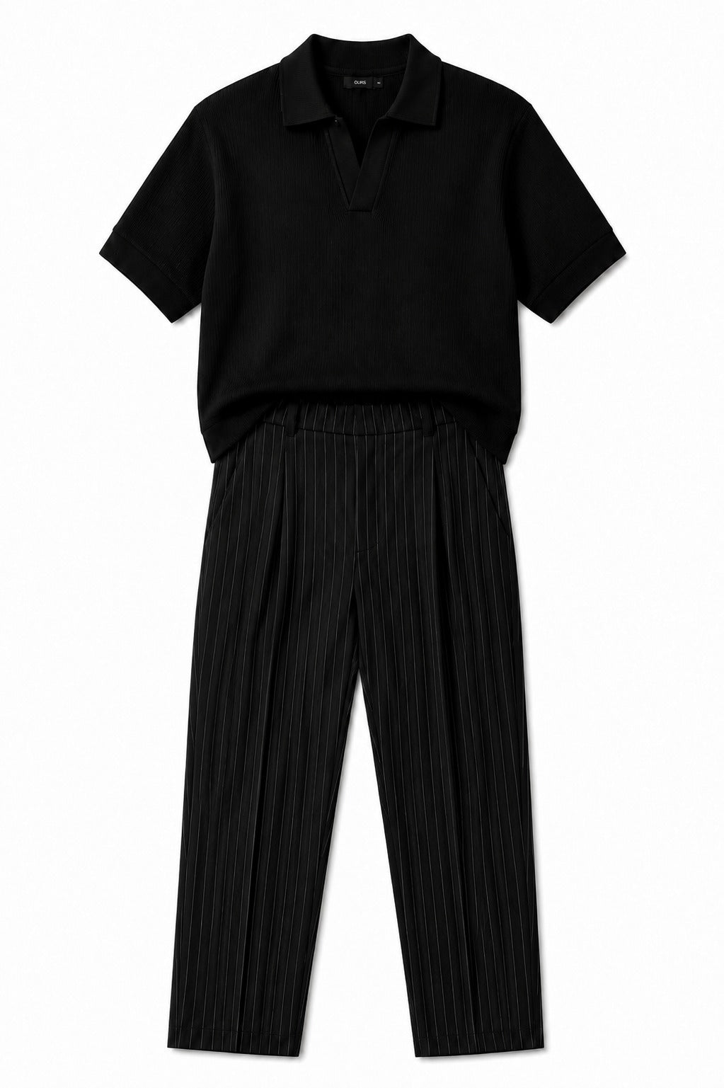 B Polo+ B Pinstriped
