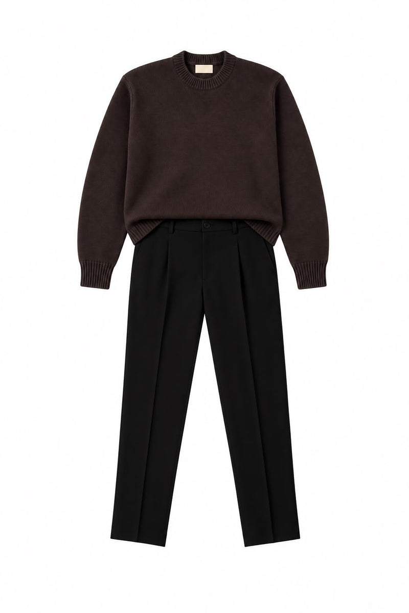 Brown Sweater+B Tailored