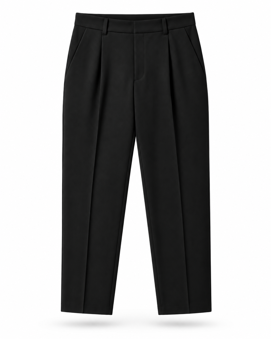 HeavyWeight Black Tailored Pants product-only mockup